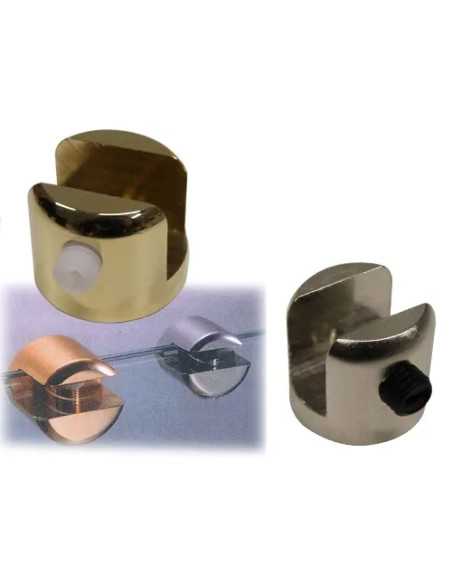 MENSOLINE OTTONE LUCIDO A.340 20X20 - Senza Marca | Utensili Store