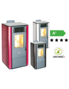 STUFE PELLET QUEEN 10 BIANCA - Senza Marca