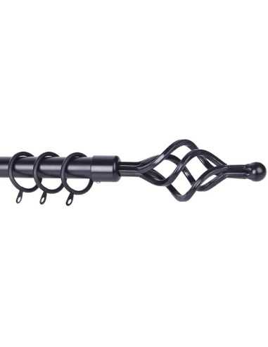 SCORRITENDA BRIXO SPIRAL NERO - Senza Marca | Utensili Store