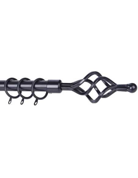 SCORRITENDA BRIXO SPIRAL NERO - Senza Marca | Utensili Store