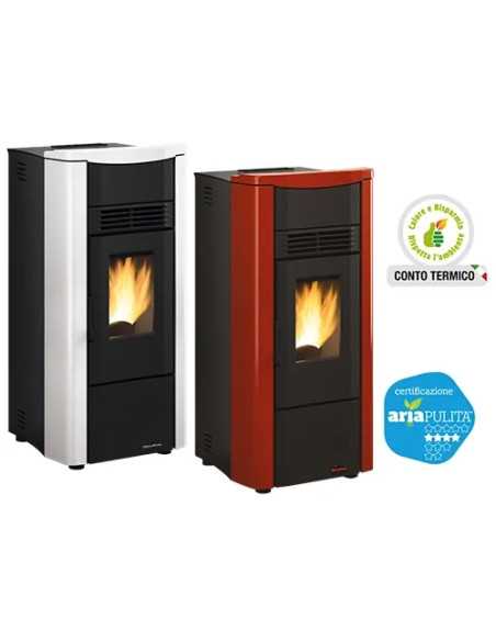 STUFE PELLET BORDEAUX GIUSY EVO 7 - Senza Marca | Utensili Store