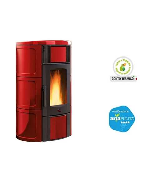 TERMOSTUFA A PELLET BORDEAUX ISIDE 2.0 - NORDICA EXTRAFLAME | Utensili Store