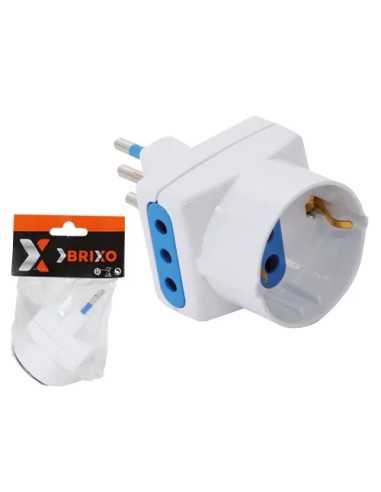 ADATTATORI TRIPLICI BRIXO 10A + SHUKO - Senza Marca | Utensili Store