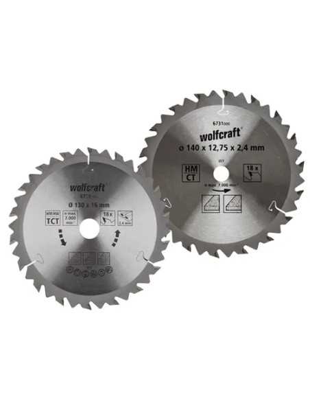 LAME P/SEGHE CIRC.D.130 18 DENTI - Senza Marca | Utensili Store