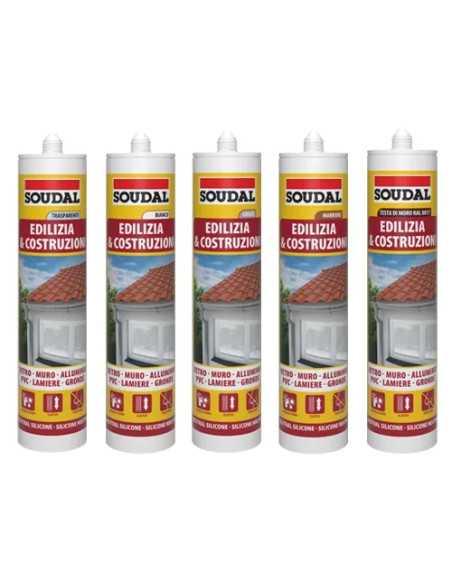 SILICONI SOUDAL EDILIZIA GRIGIO - Senza Marca | Utensili Store