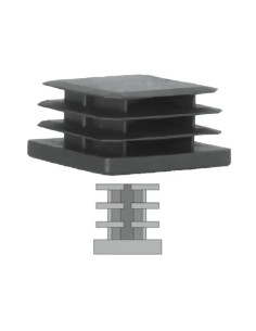 PUNTALI ALETTATI QUADRI NERI - Senza Marca