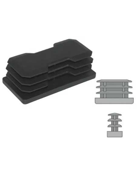 PUNTALI ALETTATI RETTANG.NERI - Senza Marca | Utensili Store