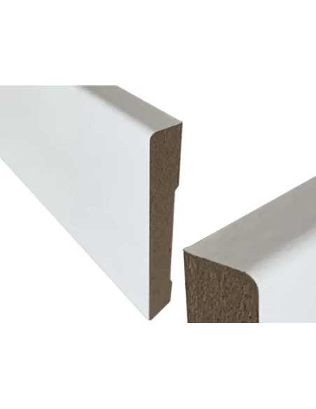 BATTISCOPA LAMINATO MDF BIANCO - Senza Marca | Utensili Store