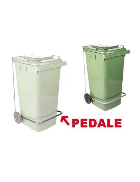 PEDALI P/BIDONI C/RUOTE LT.120 - Senza Marca | Utensili Store