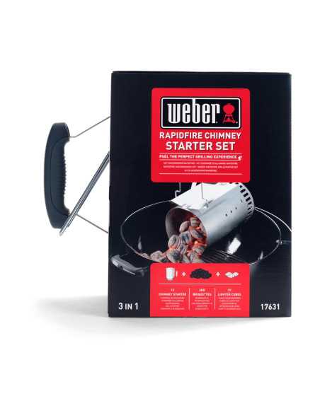 KIT CIMINIERA WEBER + 2KG BRIQUETTE - Senza Marca | Utensili Store