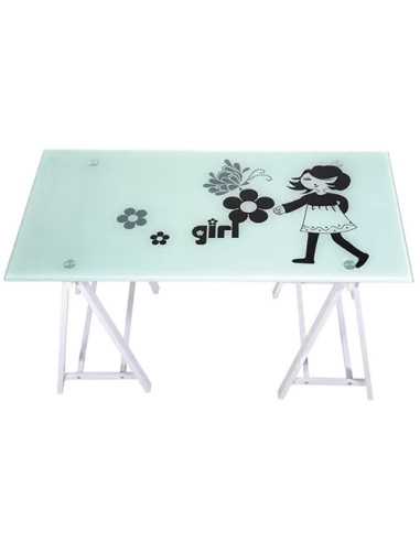 SCRIVANIA COMPUTER GIRL - Senza Marca | Utensili Store