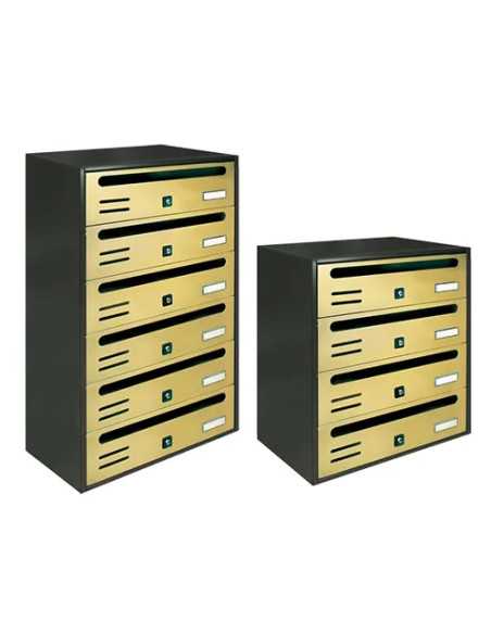 BLOCCHIERE CUBO ORO ORIZZ - Senza Marca | Utensili Store