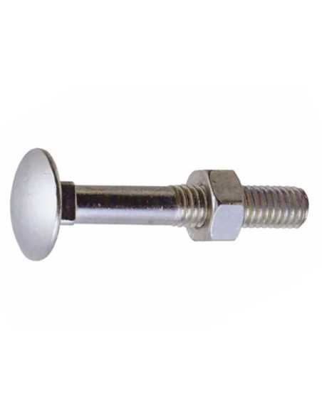 BULLONI ZINCATI TONDA C/DADO - Senza Marca | Utensili Store