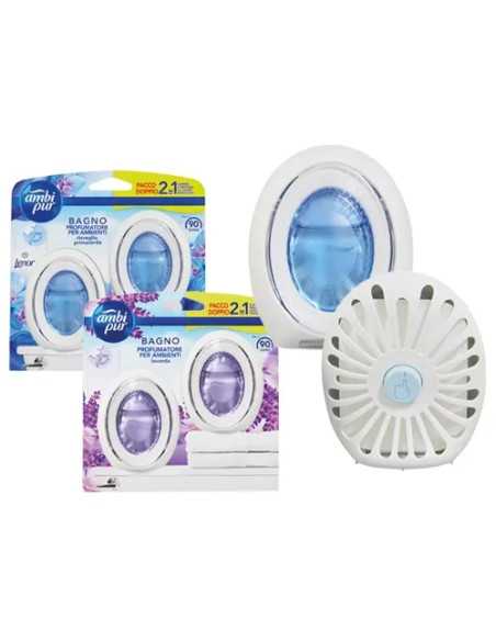 PROFUMAT.AMBIPUR BAGNO BIPACK LAVANDA - Senza Marca | Utensili Store