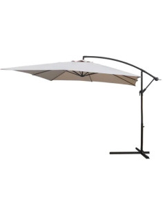 OMBRELLONI ALU.LATER. BEIGE  - Senza Marca