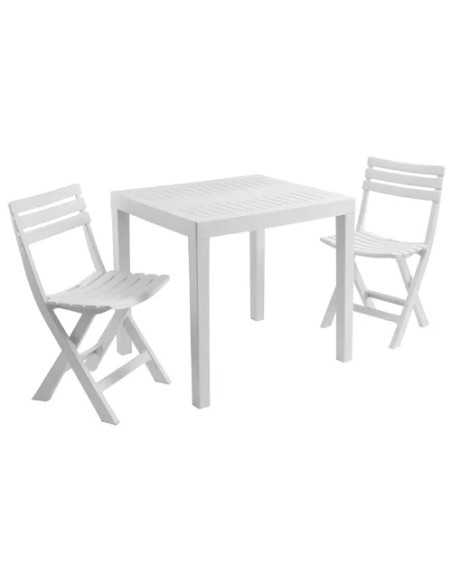 SET RESINA CLUB BIANCO - Senza Marca | Utensili Store