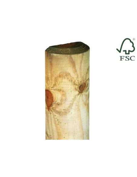 PALI LASA IMPREGNATI 1/2 TONDO 8X200 - Senza Marca | Utensili Store