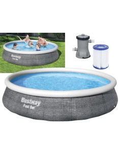 PISCINE TONDE RATTAN B/WAY 57376 - Senza Marca