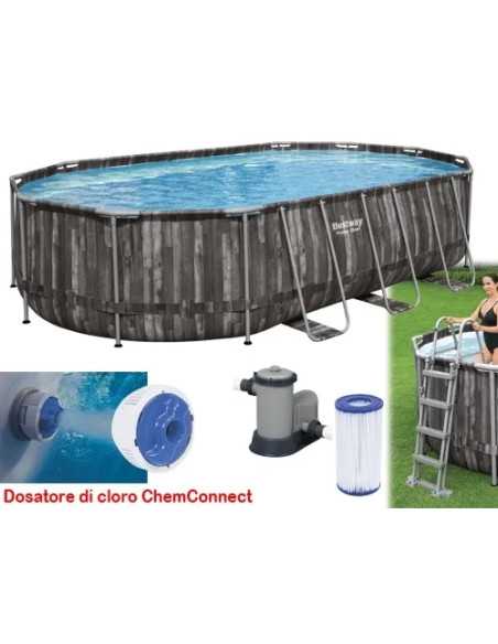 PISCINE STEEL OVALE RATT B/WA Y - Senza Marca | Utensili Store