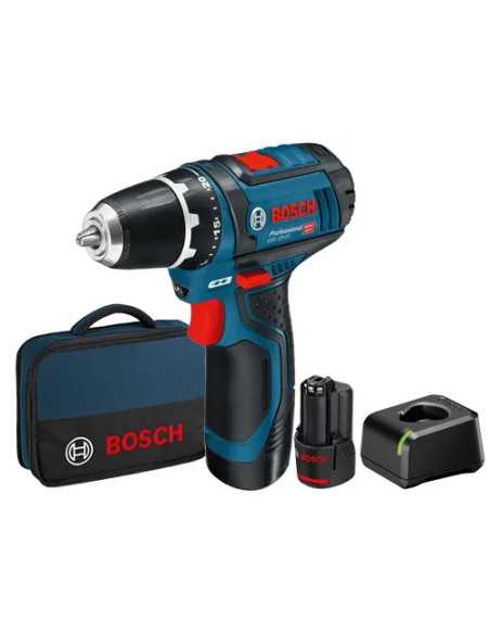 TRAPANI BOSCH 12V 2BAT. GSR 12V-15 - Senza Marca | Utensili Store