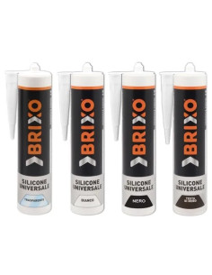 SILICONI BRIXO UNIVER.BIANCO - Senza Marca