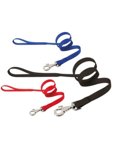 GUINZAGLI CAMON P/CANI ROSSO  - Senza Marca