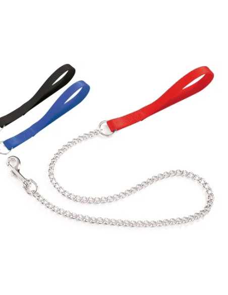 GUINZAGLI CAMON C/CATENA CANI ROSSO - Senza Marca | Utensili Store