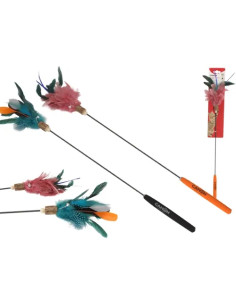 GIOCHI CAMON CANNETTA P/GATTI ARANCIONE  - Senza Marca