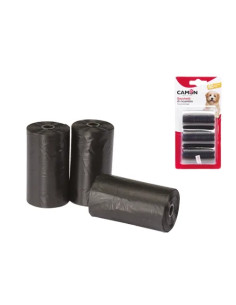 SACCHETTI CAMON RICAMBIO P/CANI NERI  - Senza Marca