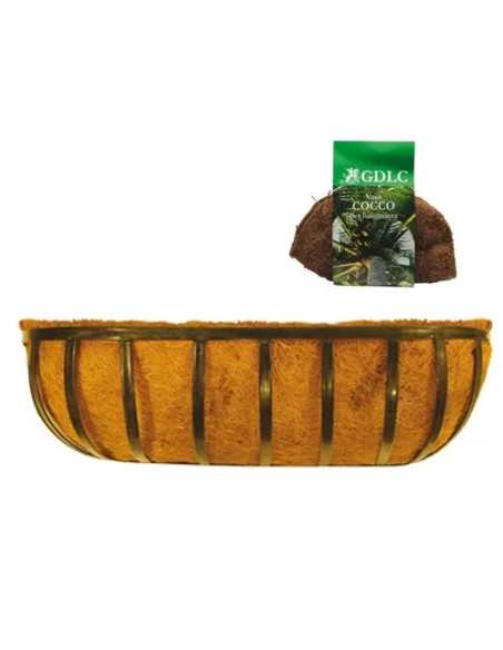 BALCONIERE COCCO RETTANGOLARE - Senza Marca | Utensili Store