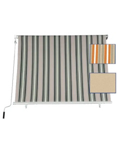 TENDE DA SOLE A CADUTA VERDE/BEIGE  - Senza Marca