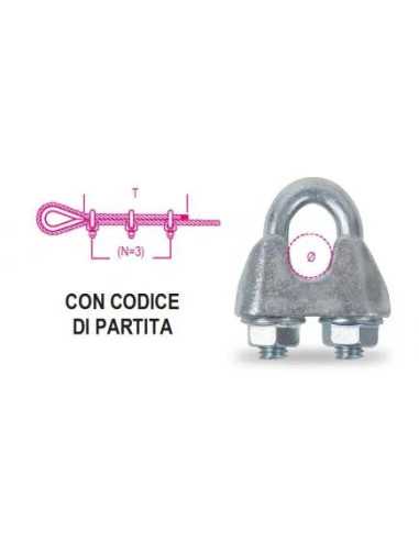 4 MORSETTI ZINCATI UNI EN 13411-5 - Beta Utensili | Utensili Store