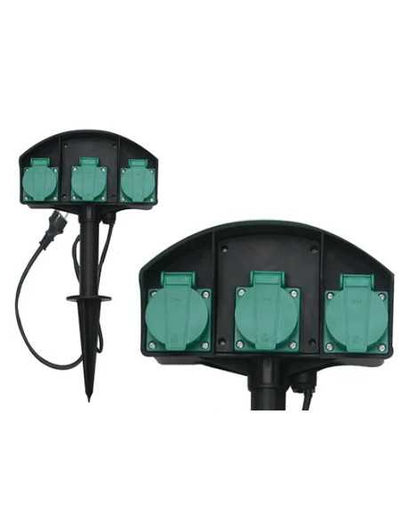 PALINE ELETTRICHE CON PUNTALE 3 PRESE - Senza Marca | Utensili Store