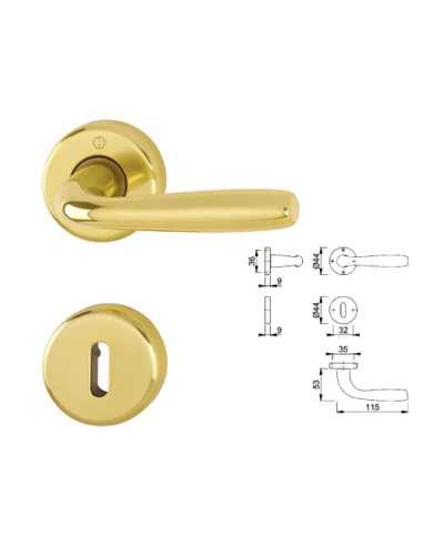 MANIGLIE MARIBOR ORO LUCIDO - Senza Marca | Utensili Store