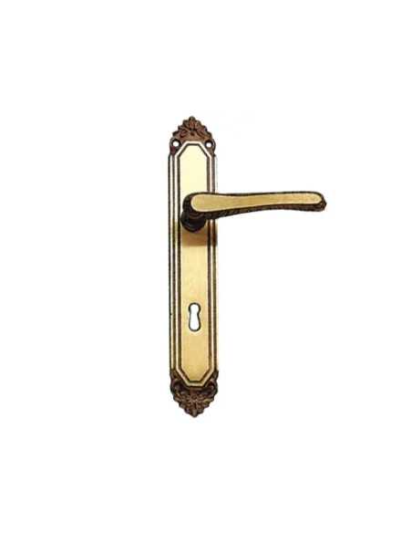 MANIGLIE OTTONE BRONZATO F.YALE A.220 - Senza Marca | Utensili Store