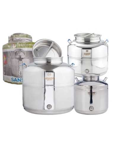 CONTENITORI INOX SANSONE LT.30 - Senza Marca | Utensili Store