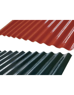 LASTRE ONDULATE BASE ROSSE L - Senza Marca