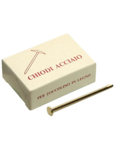 SPILLI OTTONATI P/GANCI A X - Senza Marca