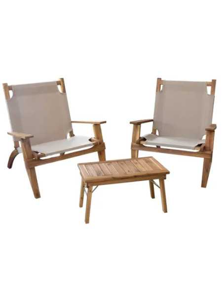 SET GARDEN WOOD COTTONCLUB FLAMENCO - Senza Marca | Utensili Store