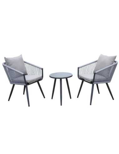 SET BISTRO' YOU&ME ANTRACITE - Senza Marca | Utensili Store