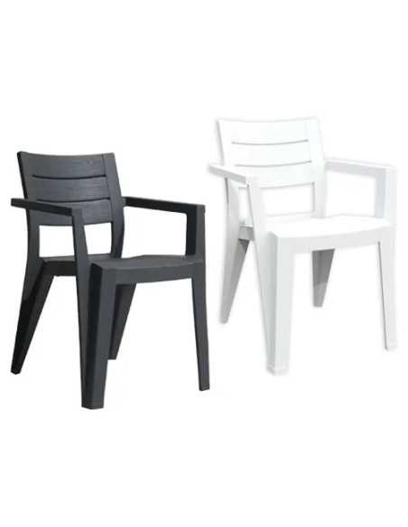POLTRONE RESINA KETER JULIE BIANCHE - Senza Marca | Utensili Store