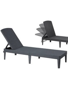 LETTINI RATTAN KETER JAIPUR ANTRACITE  - Senza Marca