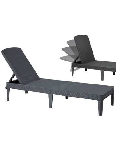 LETTINI RATTAN KETER JAIPUR ANTRACITE - Senza Marca | Utensili Store