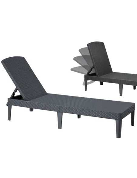 LETTINI RATTAN KETER JAIPUR ANTRACITE - Senza Marca | Utensili Store