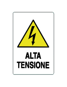 CARTELLO 'ALTA TENSIONE' - Senza Marca