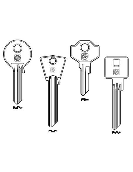 CHIAVI OTTONE CASA 5 SPINE OMR 1 R - Senza Marca | Utensili Store