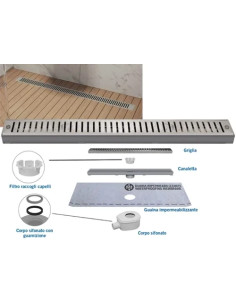 CANALETTE ABS DOCCIA  - Senza Marca
