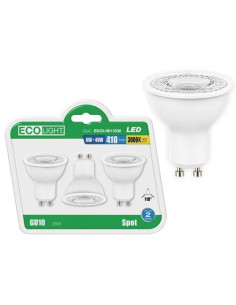 LAMPADINE ECOLIGHT LED GU10 - Senza Marca