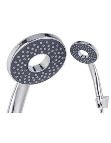 KIT DOCCIA BRIXO AQUARIUS MONOJET CROMO - Senza Marca | Utensili Store