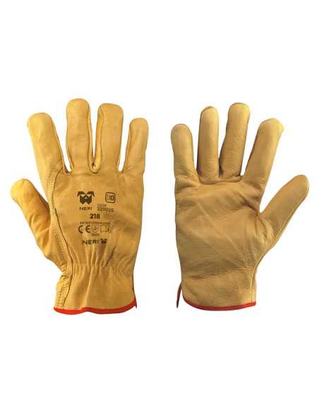 GUANTI INVERNALI FIORE BOVINO - NERI | Utensili Store